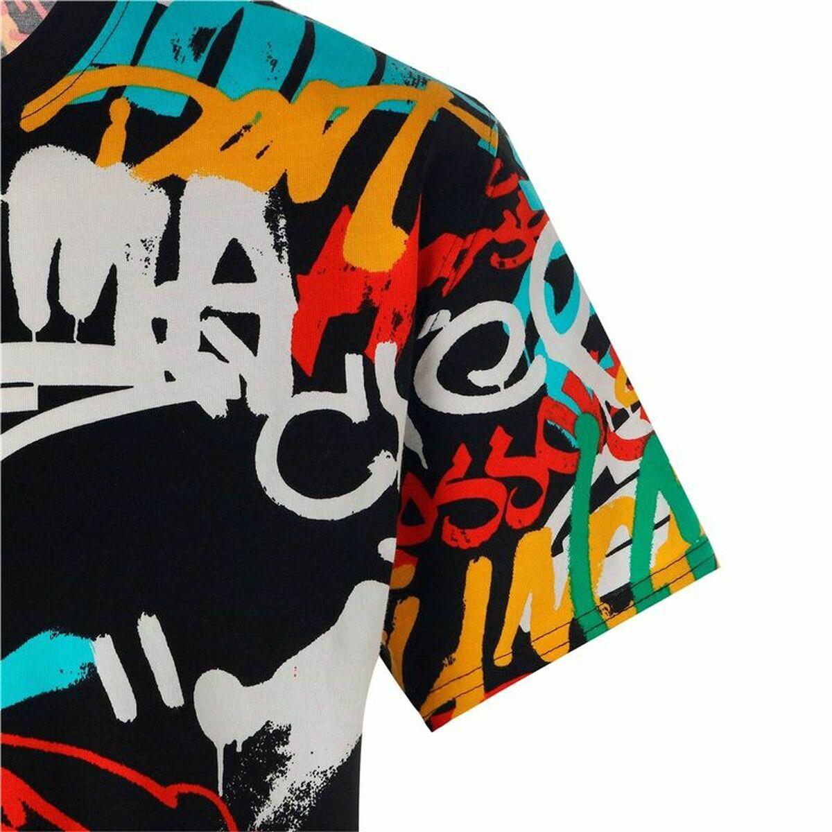 Maglia a Maniche Corte Uomo Puma Graffiti Nero