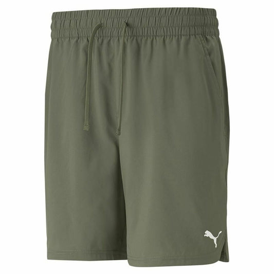 Pantaloncino Sportivo Puma Studio Foundation Verde Oliva