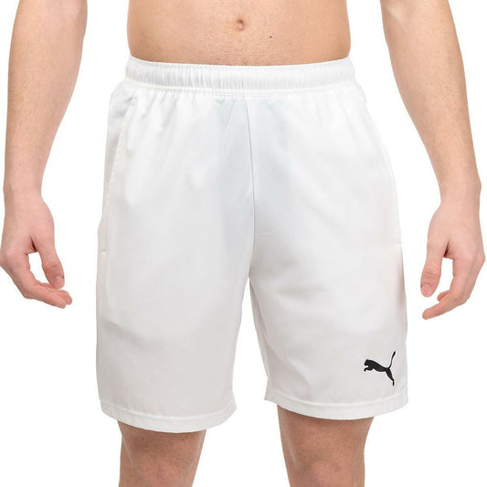 Pantaloni Corti Sportivi da Uomo TEAMLIGA 931835 Puma 04 Padel Bianco