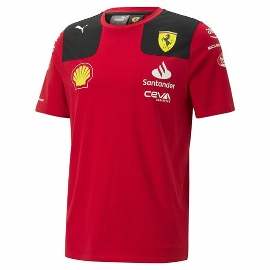 Maglia a Maniche Corte Uomo Puma Sf Sainz Rosso