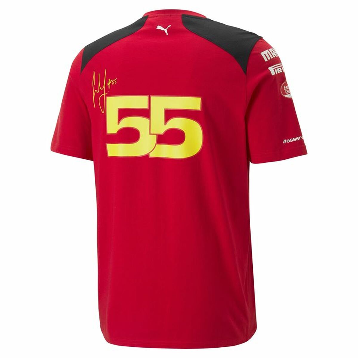 Maglia a Maniche Corte Uomo Puma Sf Sainz Rosso