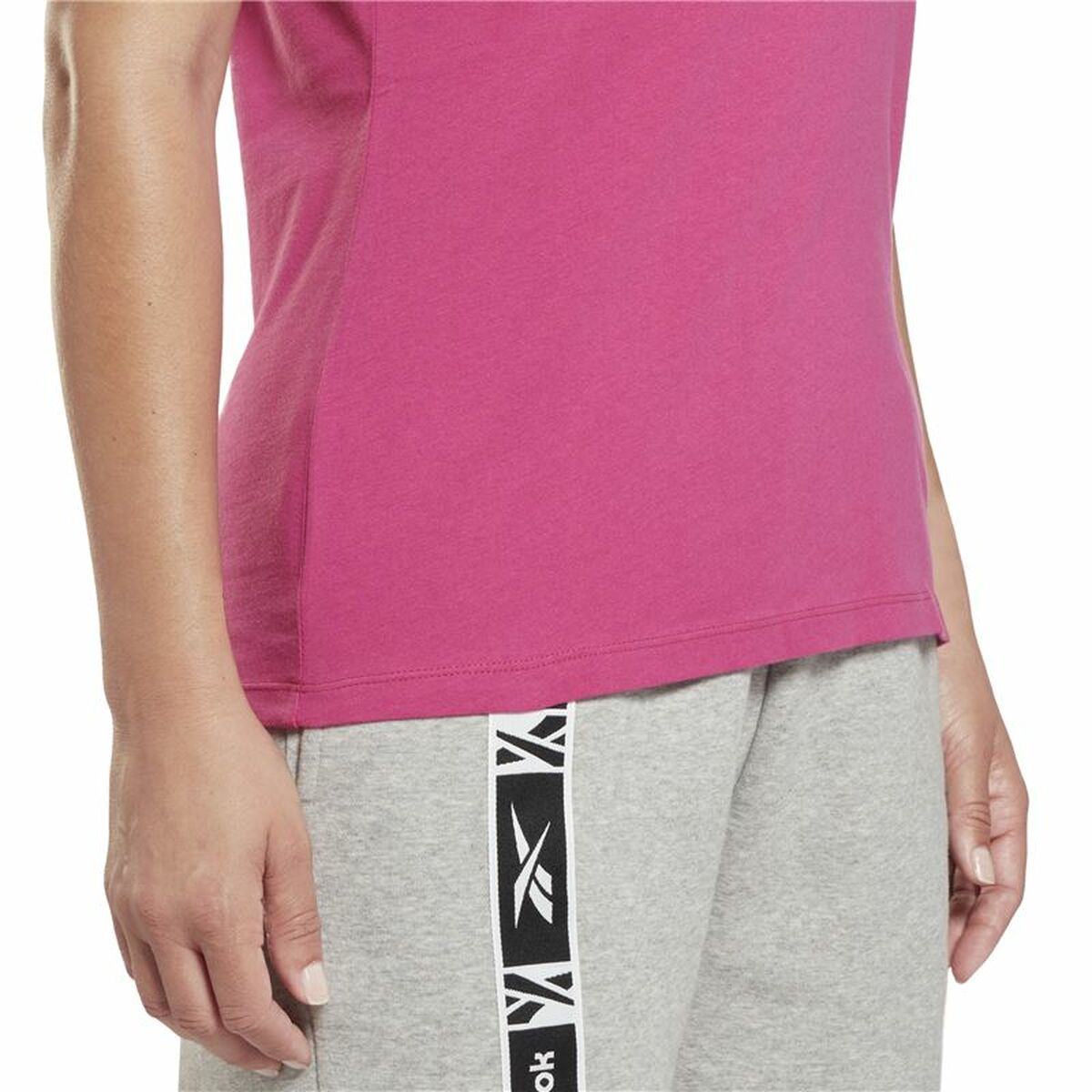 Maglia a Maniche Corte Donna Reebok  Doorbuster Graphic Rosa