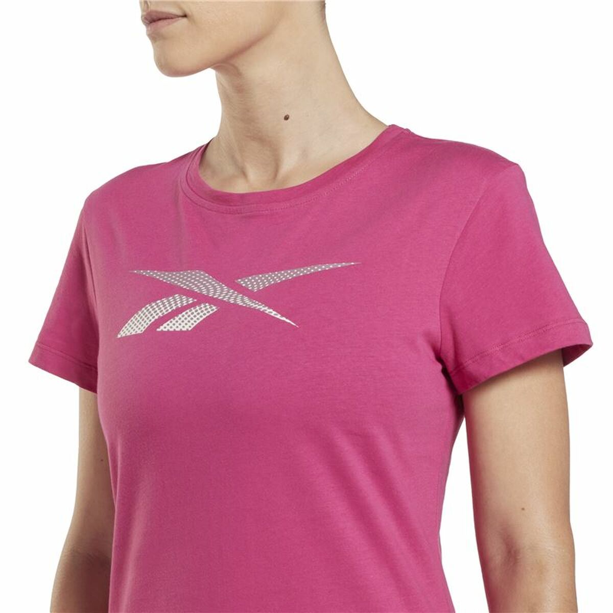 Maglia a Maniche Corte Donna Reebok  Doorbuster Graphic Rosa