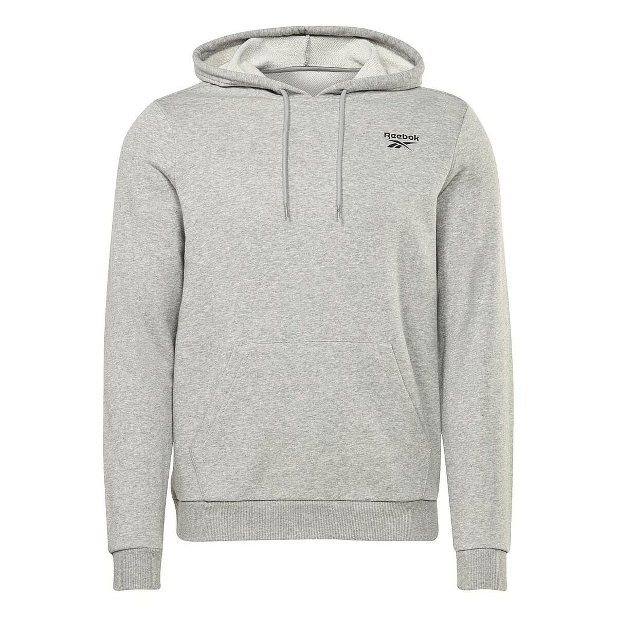 Felpa con Cappuccio Uomo Reebok  RI FT LEFT CHEST OT HZ8788  Grigio