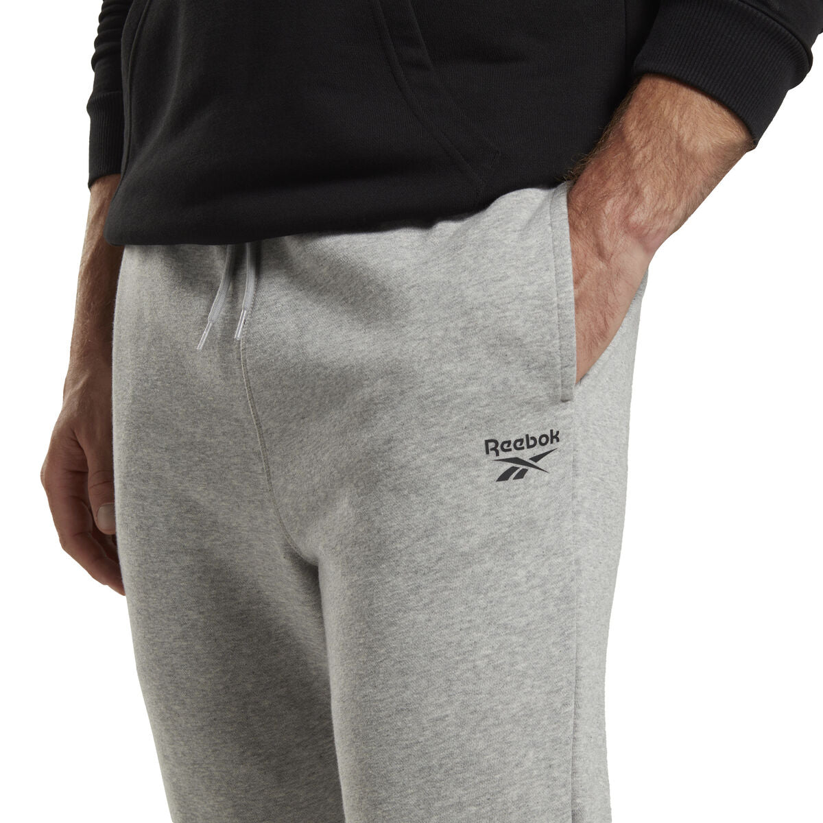 Pantalone per Adulti Reebok FT LEFT LEG JOGG HZ8785  Grigio Uomo