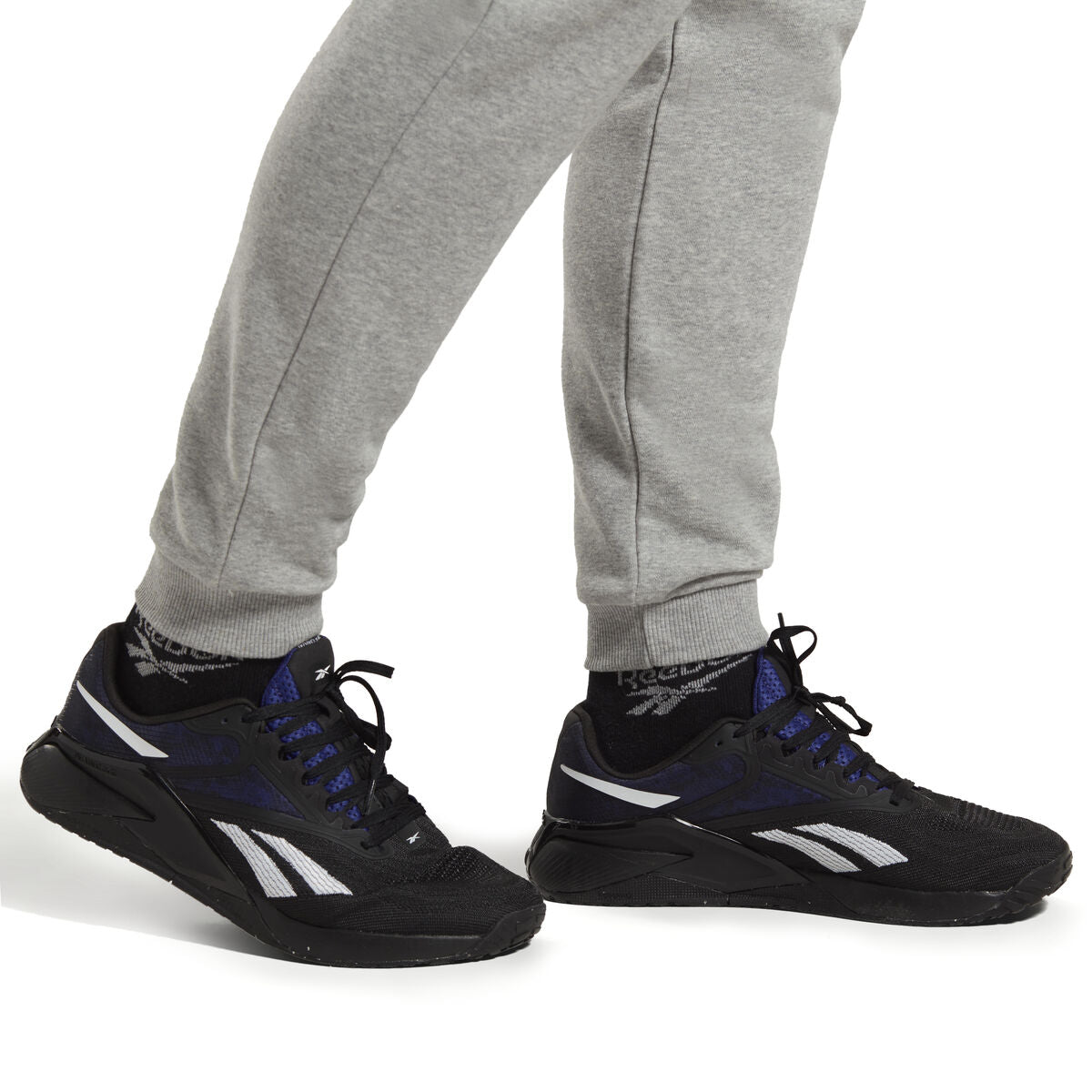 Pantalone per Adulti Reebok FT LEFT LEG JOGG HZ8785  Grigio Uomo