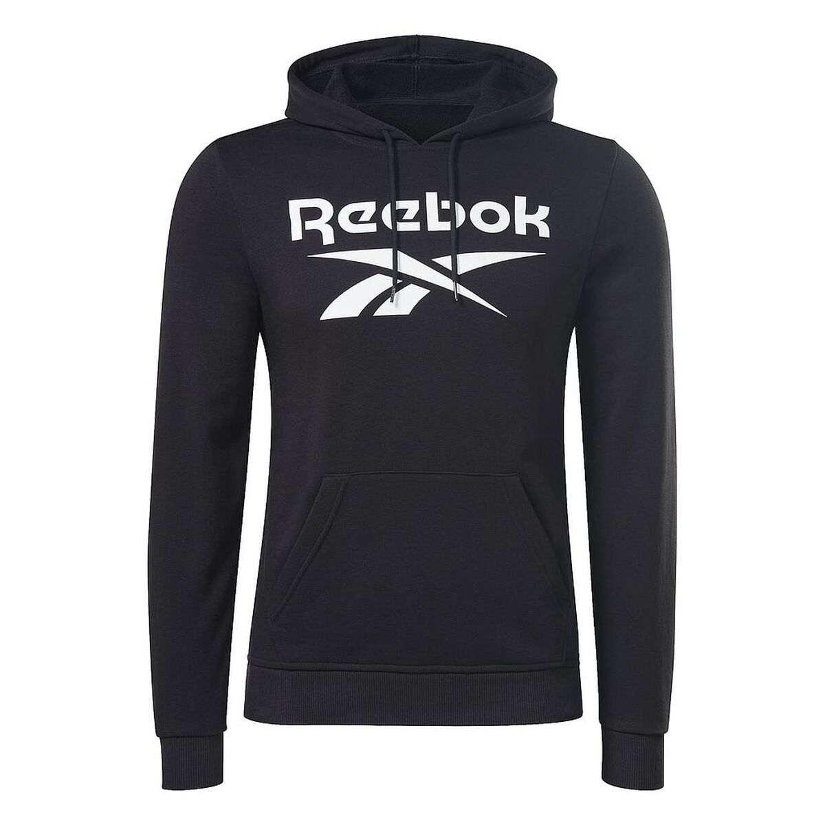 Felpa con Cappuccio Uomo Reebok I FT BIG LOGO OTH H54788  Nero