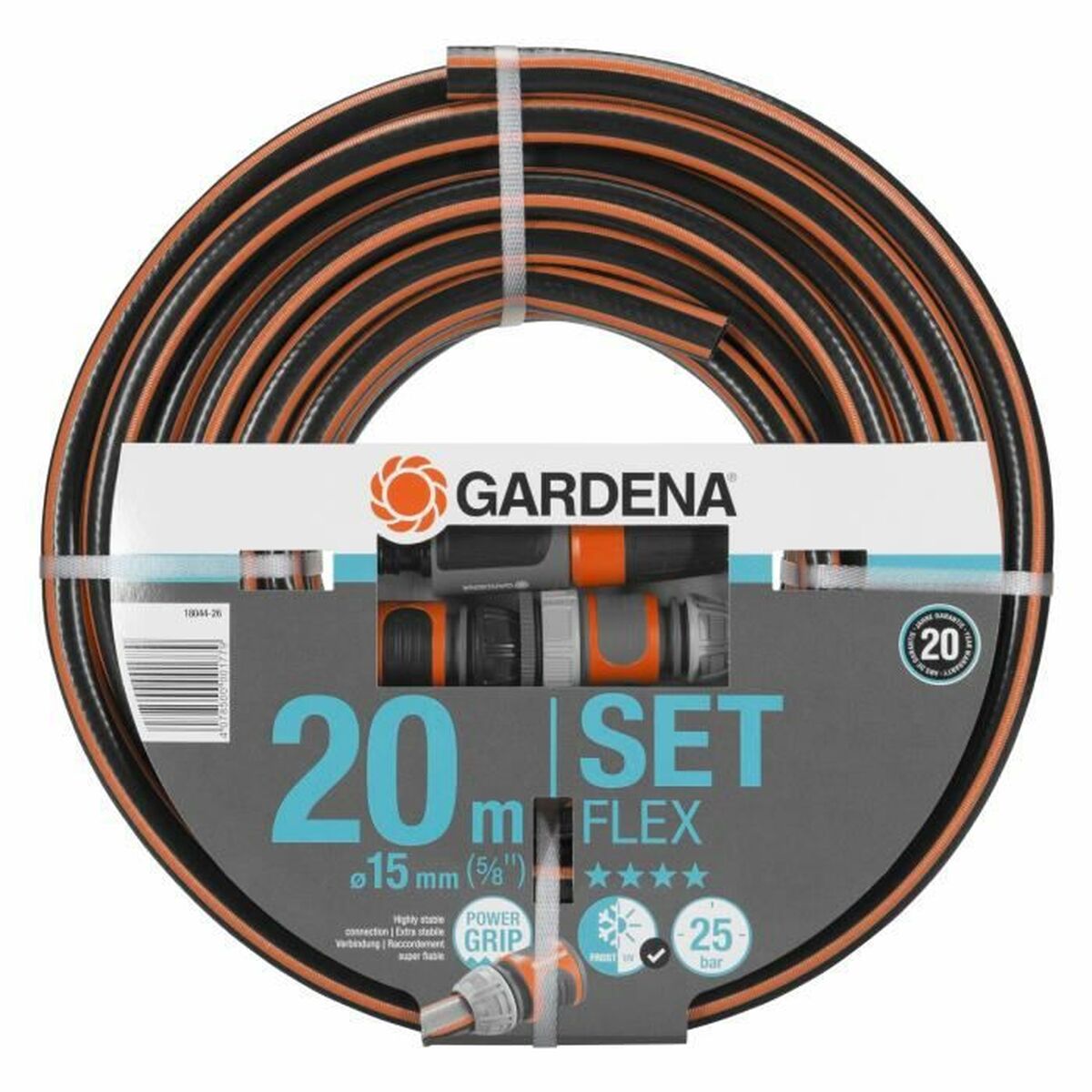 Set di Tubi flessibili con accessori Gardena High Flex 20 m Ø 15 mm