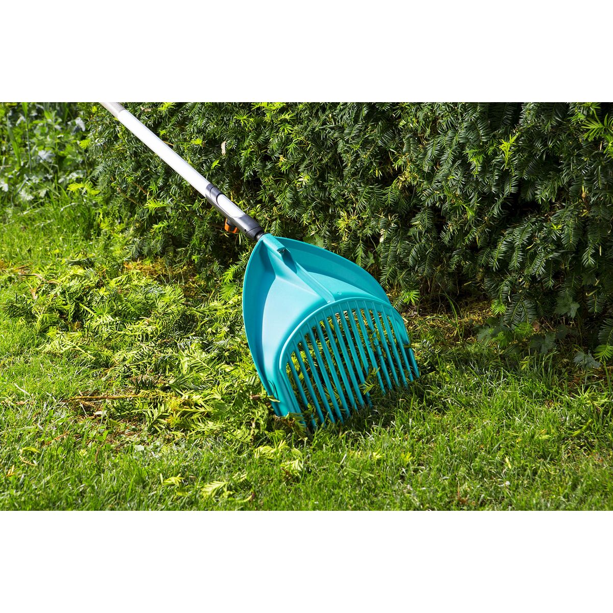 Rastrello per Raccogliere le Foglie Gardena Combisystem 3 in 1 Turchese