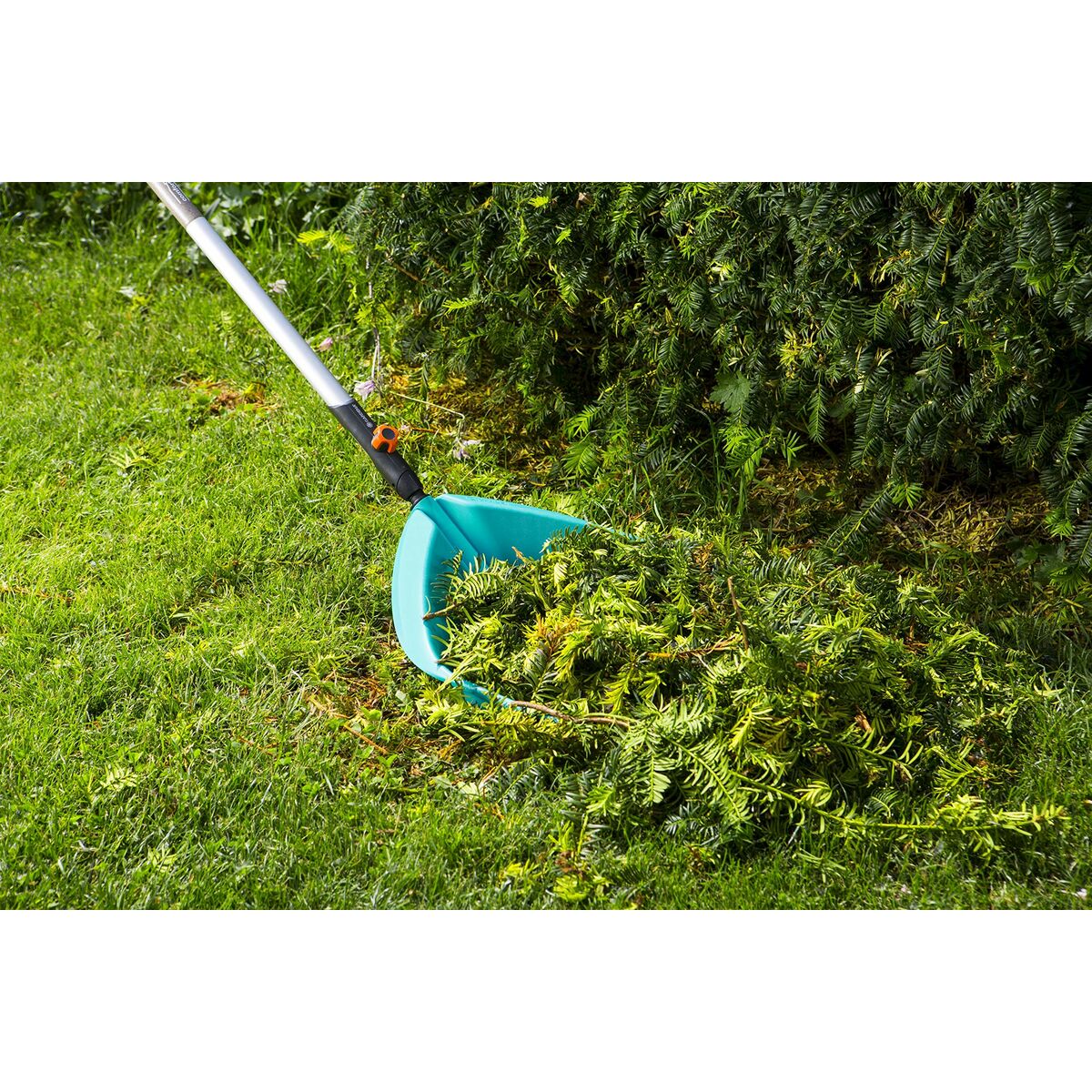 Rastrello per Raccogliere le Foglie Gardena Combisystem 3 in 1 Turchese