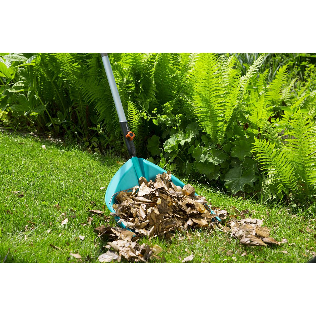 Rastrello per Raccogliere le Foglie Gardena Combisystem 3 in 1 Turchese