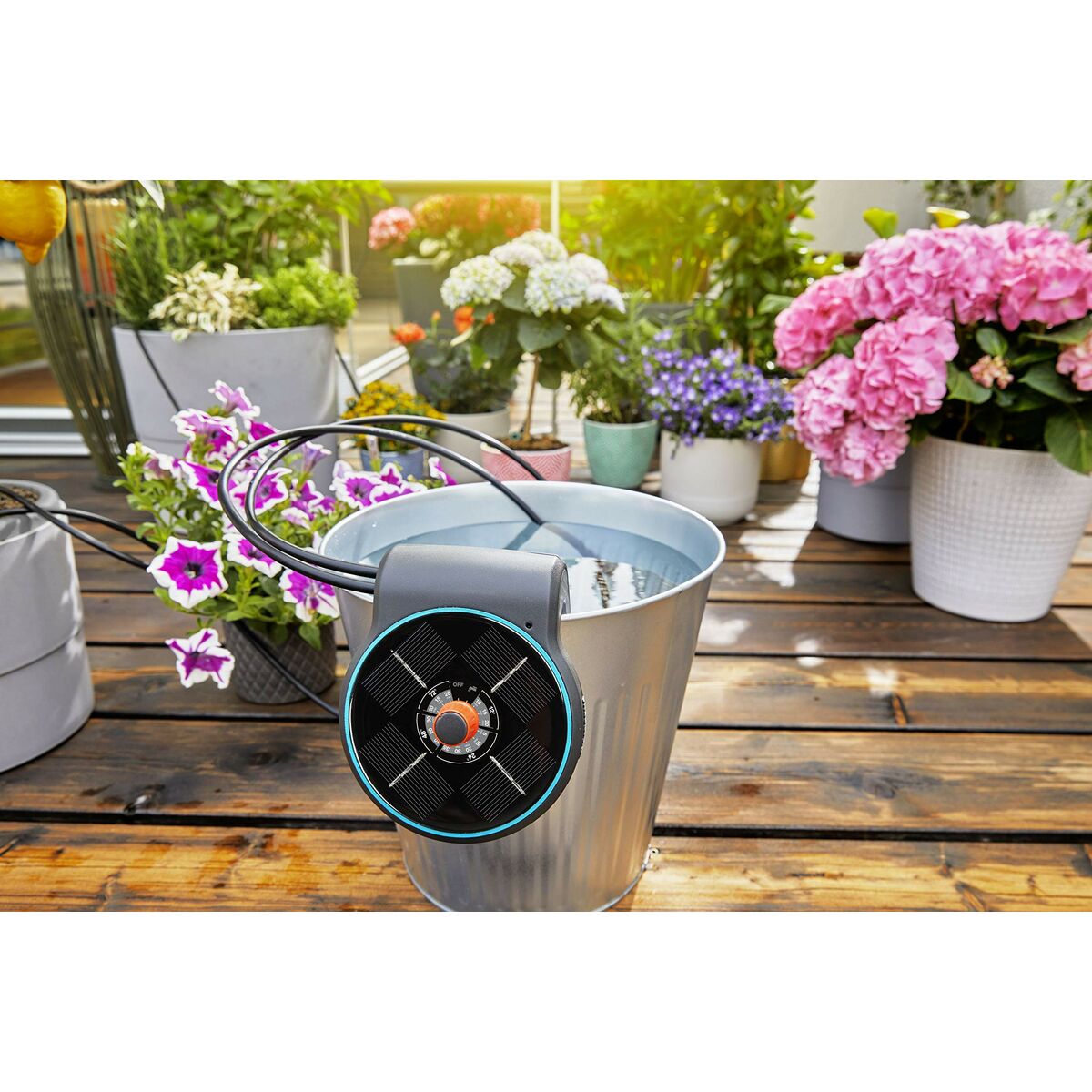 Sistema di Irrigazione a Goccia Automatico per Vasi Gardena Aquabloom