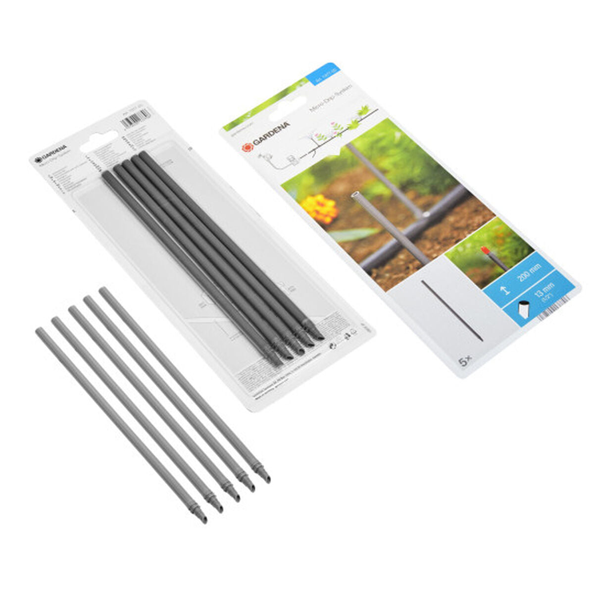 Tubo di prolunga Gardena Micro-Drip-System 13326-20 13 mm 20 cm 5 Unità