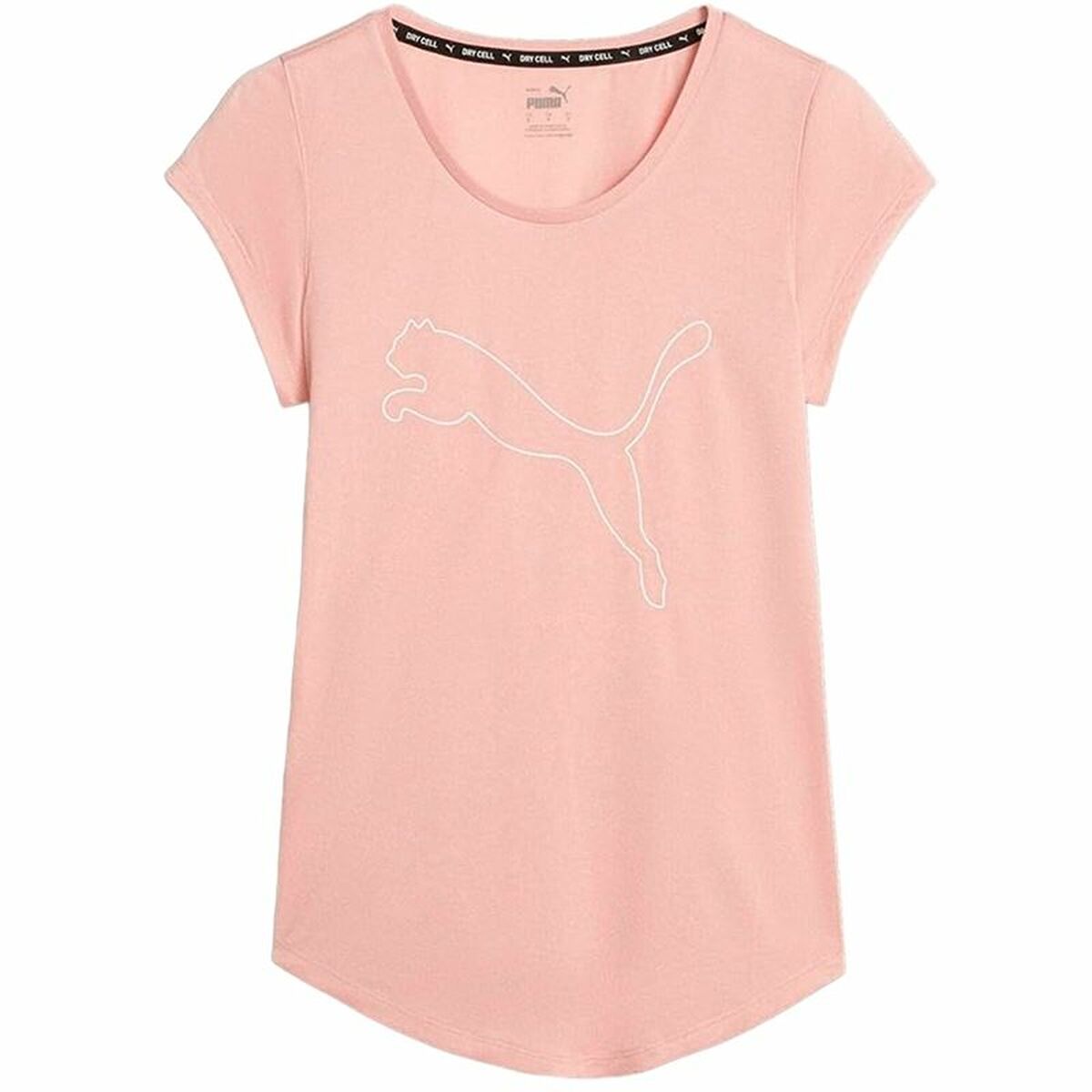 Maglia a Maniche Corte Donna Puma Train Favoriterse Rosa chiaro