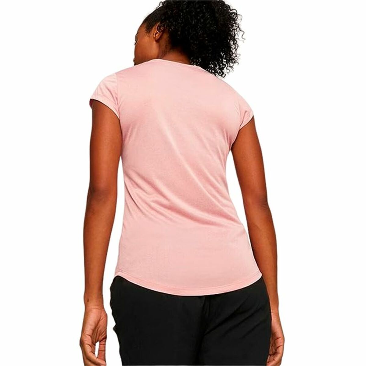 Maglia a Maniche Corte Donna Puma Train Favoriterse Rosa chiaro