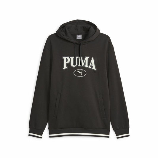 Felpa con Cappuccio Uomo Puma Squad Fl Nero