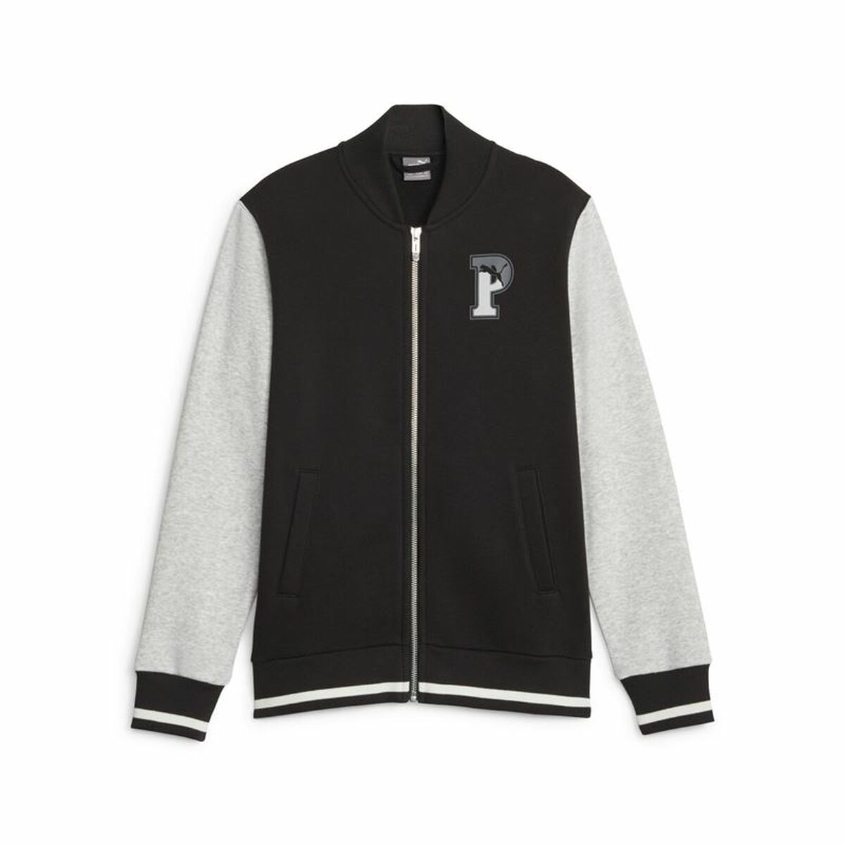 Felpa per Bambini Puma Squad Bomber Nero