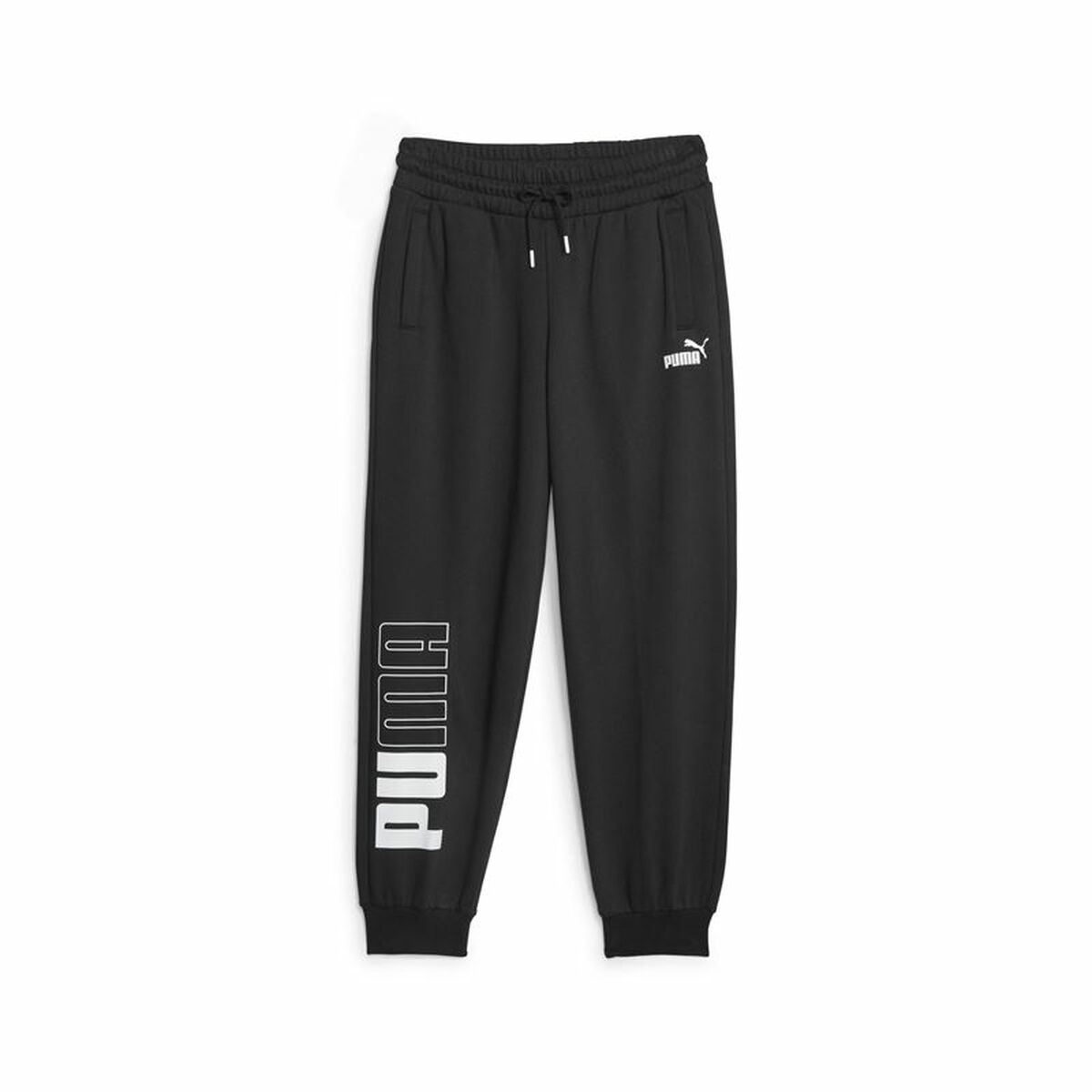 Pantalone Lungo Sportivo Puma Power Colorblock  Nero Donna