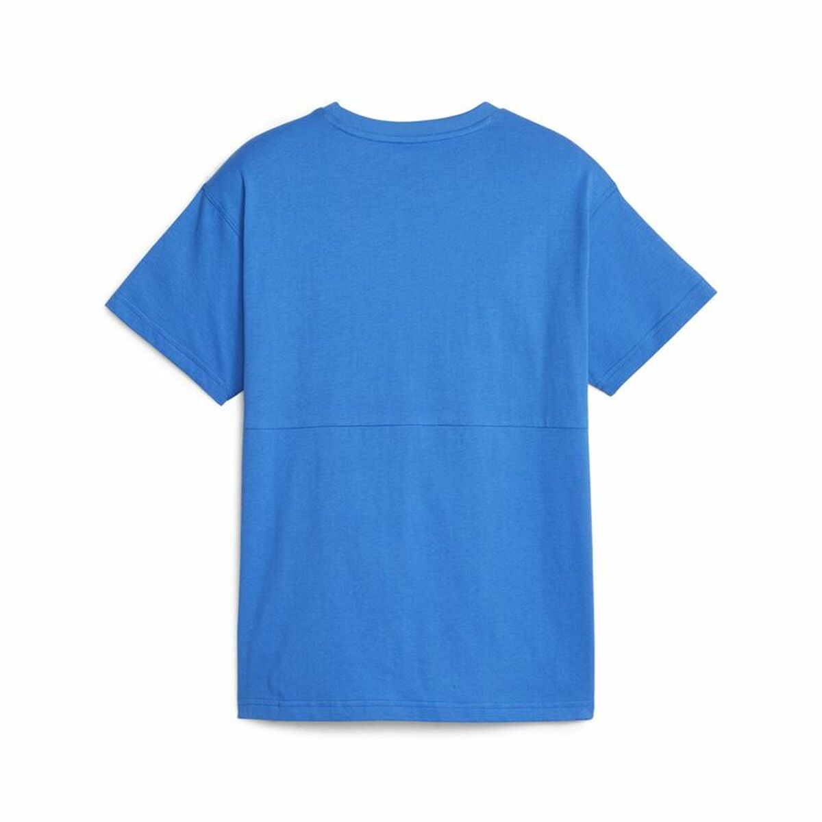 Maglia a Maniche Corte per Bambini Puma Power Colorblock Azzurro