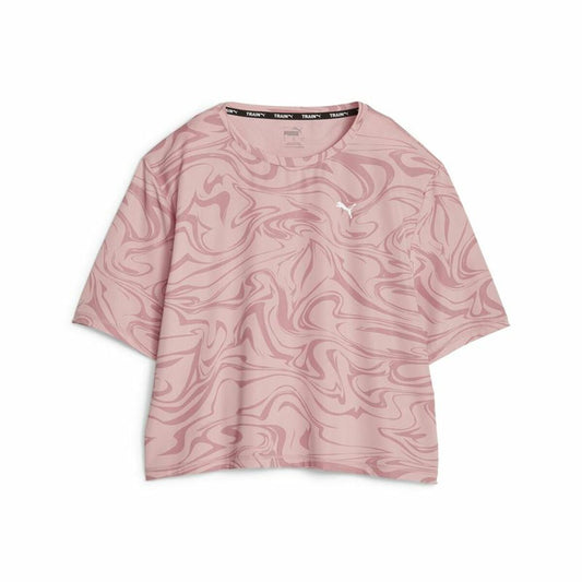 Maglia Sportiva a Maniche Corte Puma Train Favorite Aop Rosa