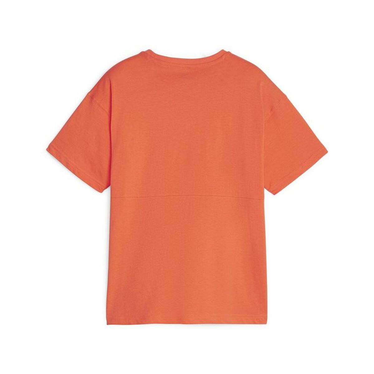 Maglia a Maniche Corte per Bambini Puma Power Colorblock Arancione scuro