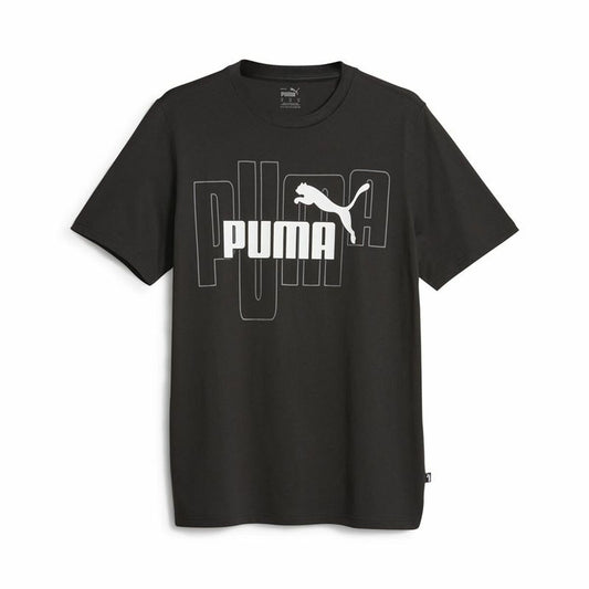 Maglia a Maniche Corte Uomo Puma Graphiccs No. 1 Logo