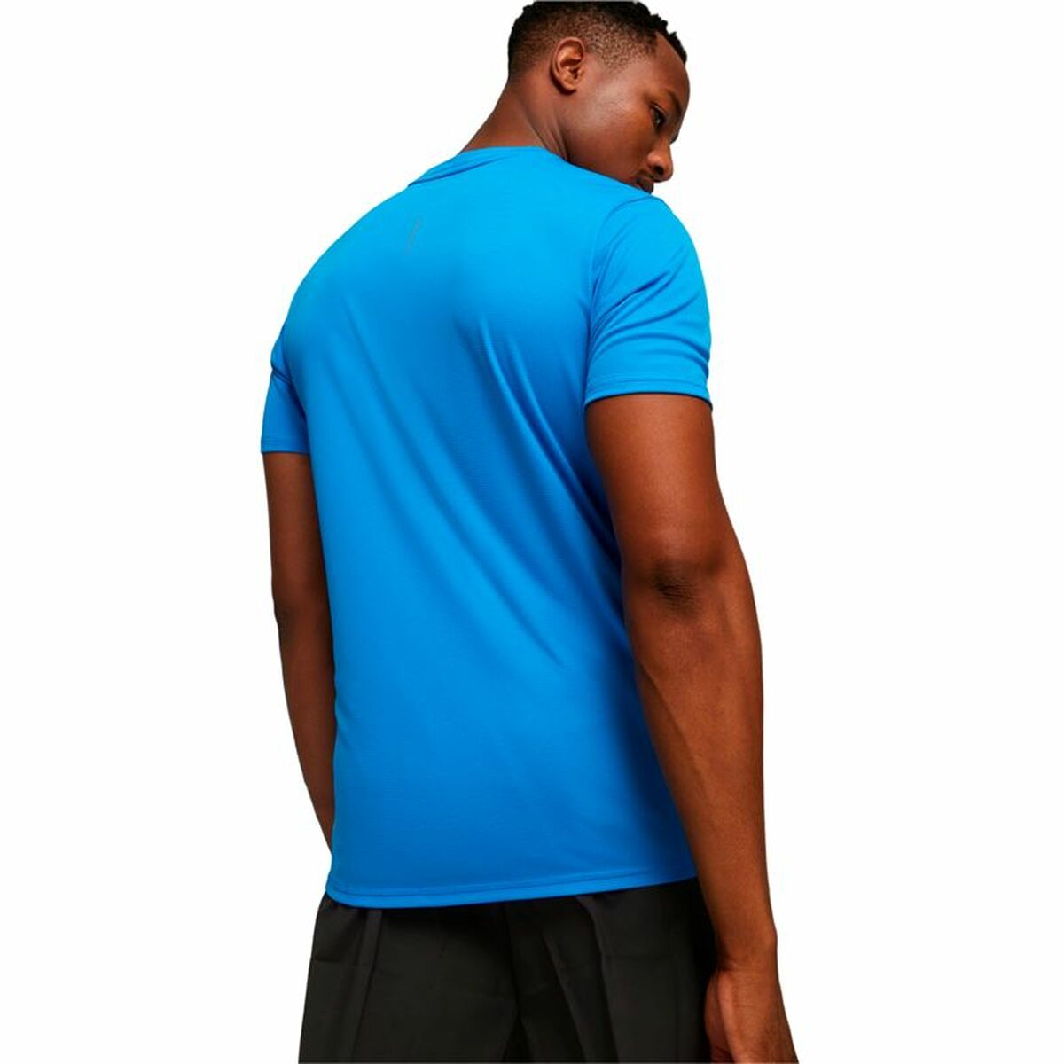 Maglia a Maniche Corte Uomo Puma Run Favorite Ss Blu cielo