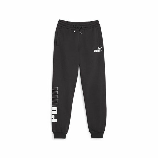 Pantalone di Tuta per Bambini Puma Power Colorblock Nero