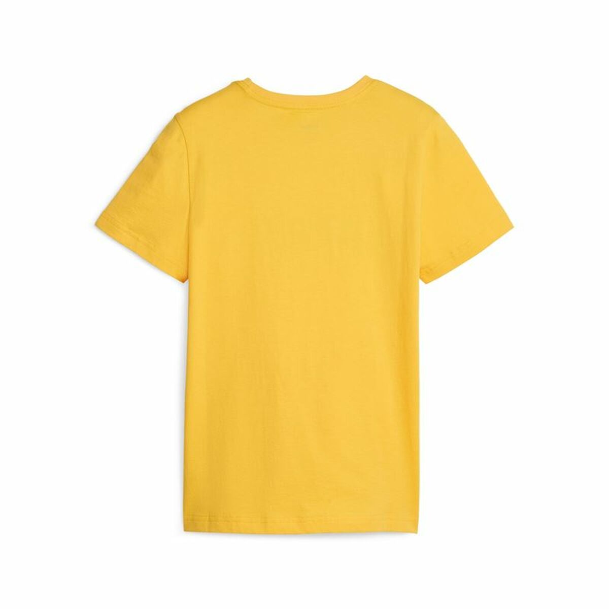 Maglia a Maniche Corte per Bambini Puma Ess+ 2 Col Logo Giallo