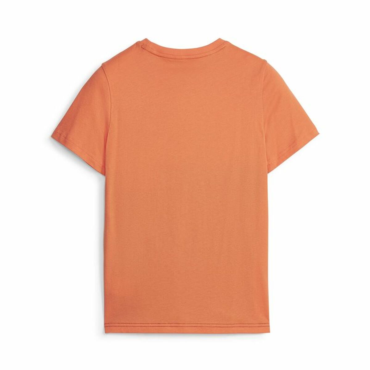 Maglia a Maniche Corte per Bambini Puma Ess Block Nero Arancio