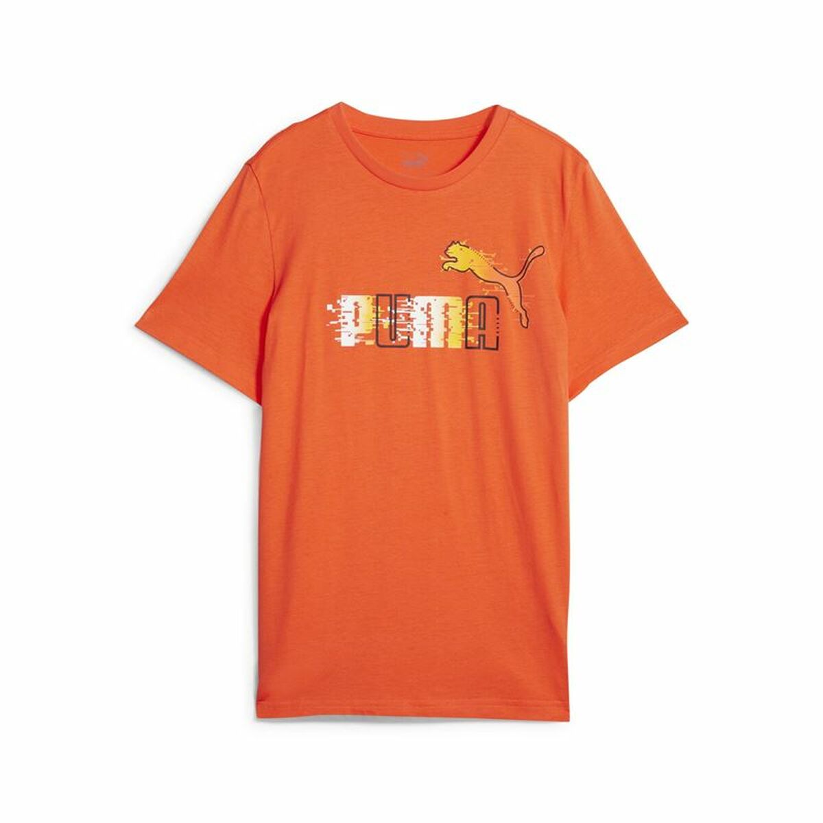 Maglia a Maniche Corte per Bambini Puma Ess+ Futureverse Arancio