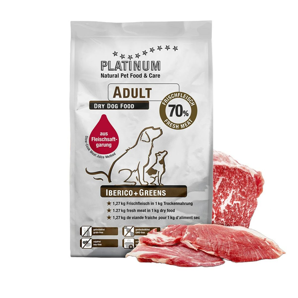 Io penso Platinum Adult Iberico + Greens Adulto Maiale 5 kg