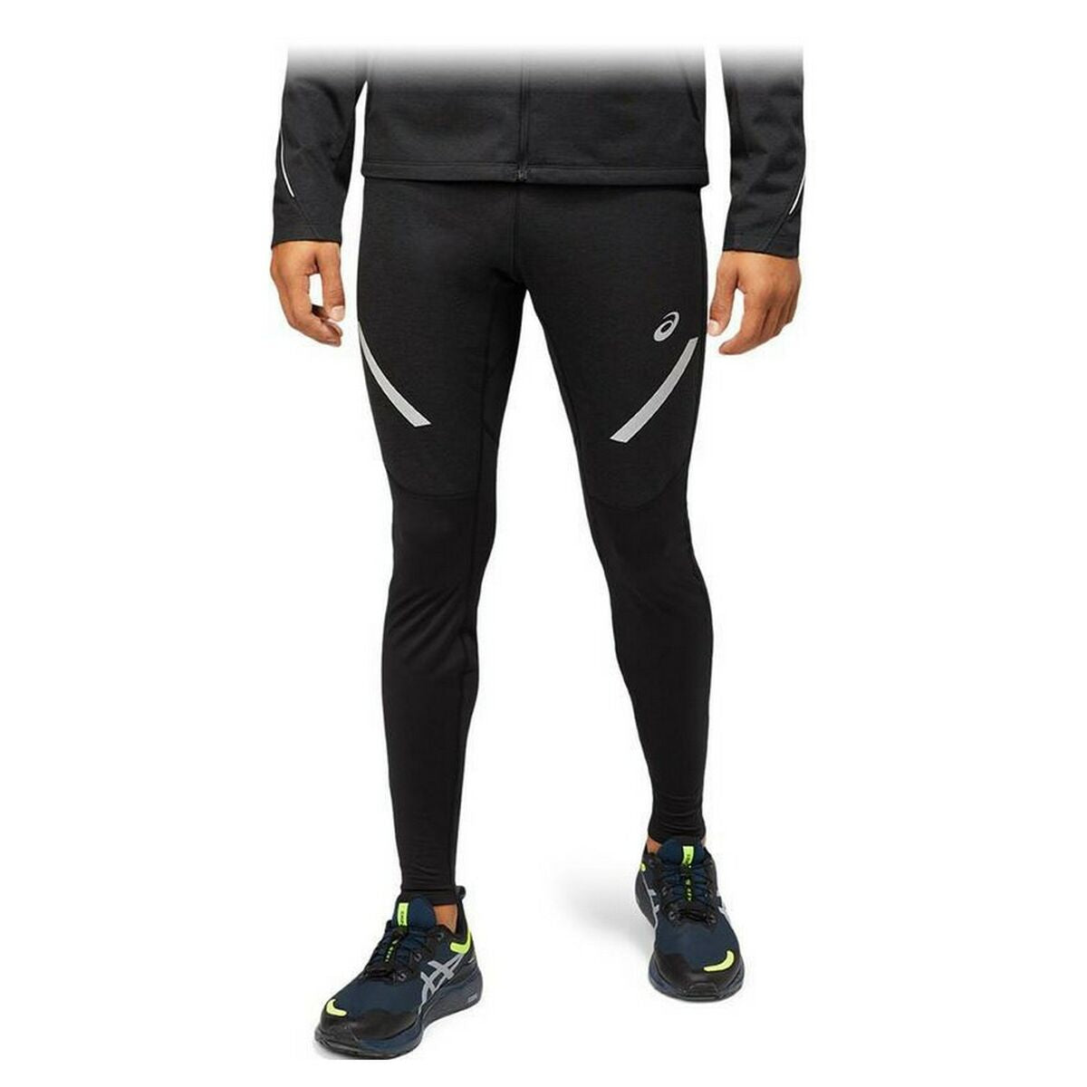 Leggings Sportivi da Uomo Asics Lite-Show Winter Tight Nero