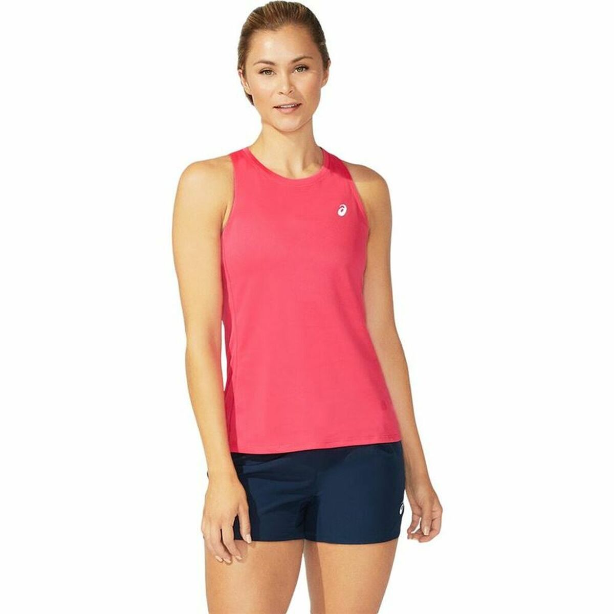 Maglia a Maniche Corte Donna Asics Core Tank Rosa