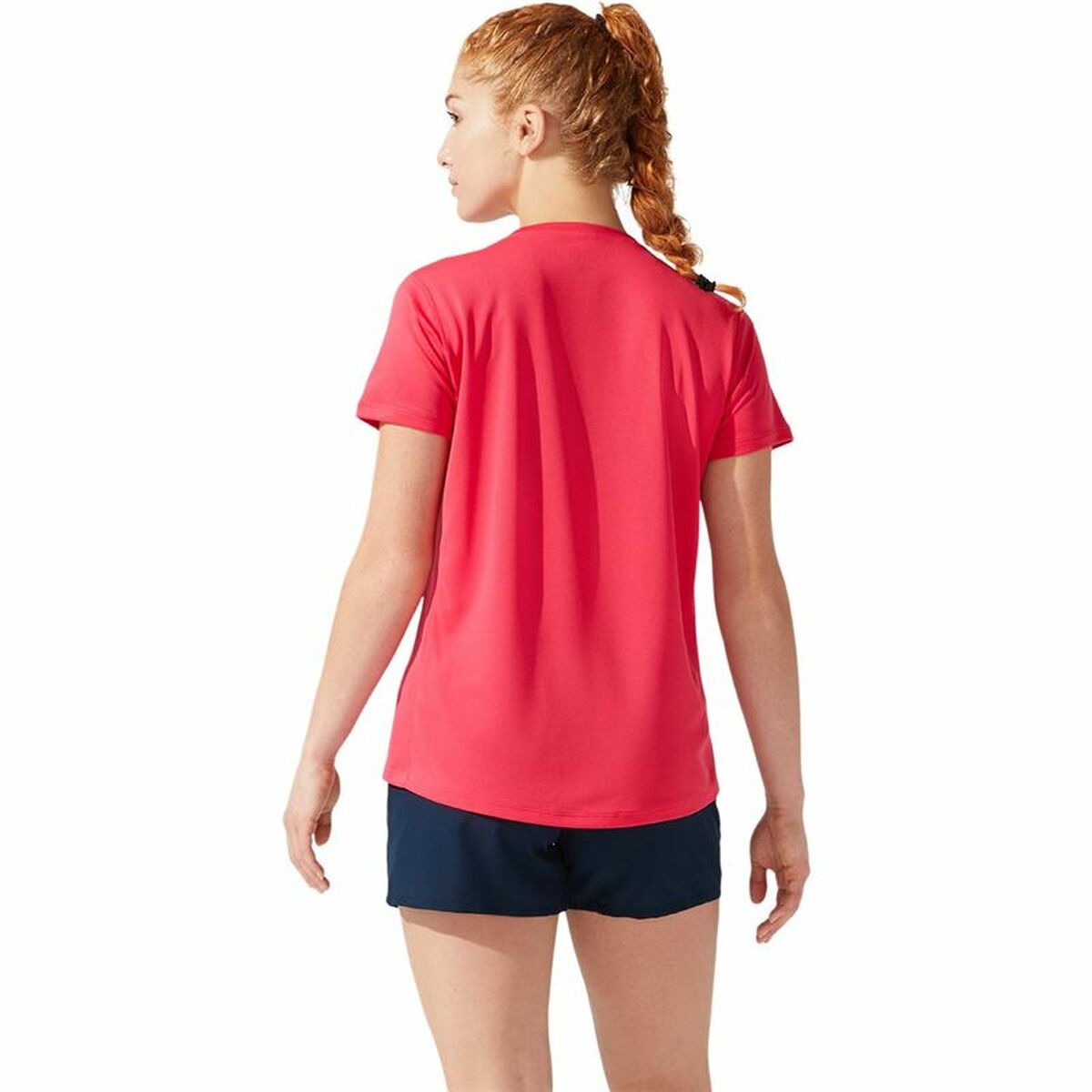 Maglia a Maniche Corte Donna Asics Core Rosso Cremisi