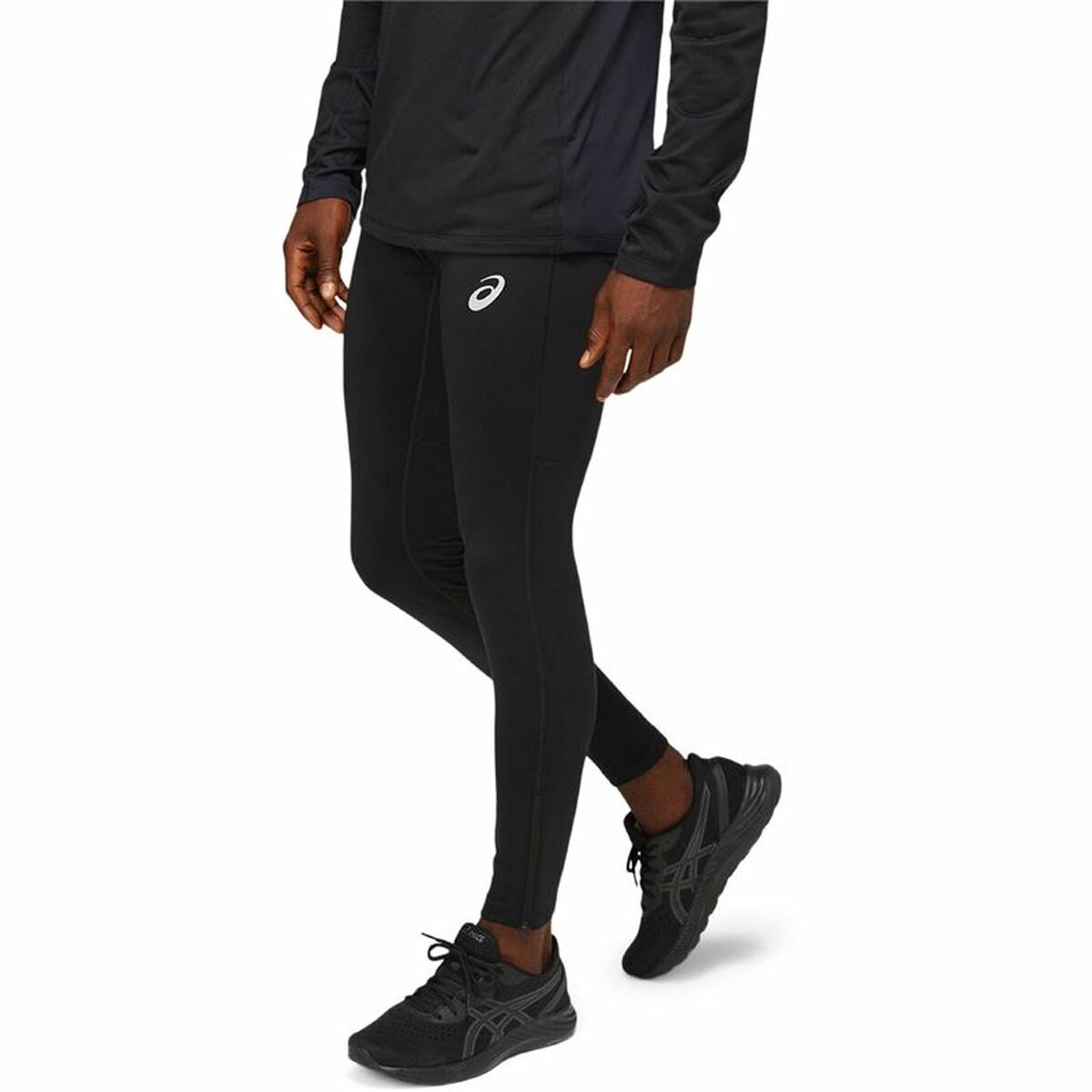 Pantalone Lungo Sportivo Asics Core Winter Tight Nero Uomo