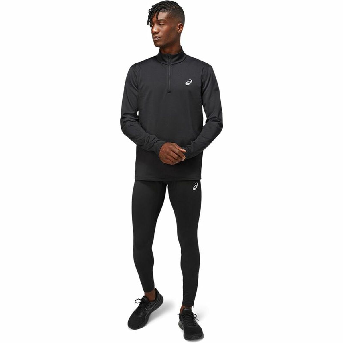 Pantalone Lungo Sportivo Asics Core Winter Tight Nero Uomo