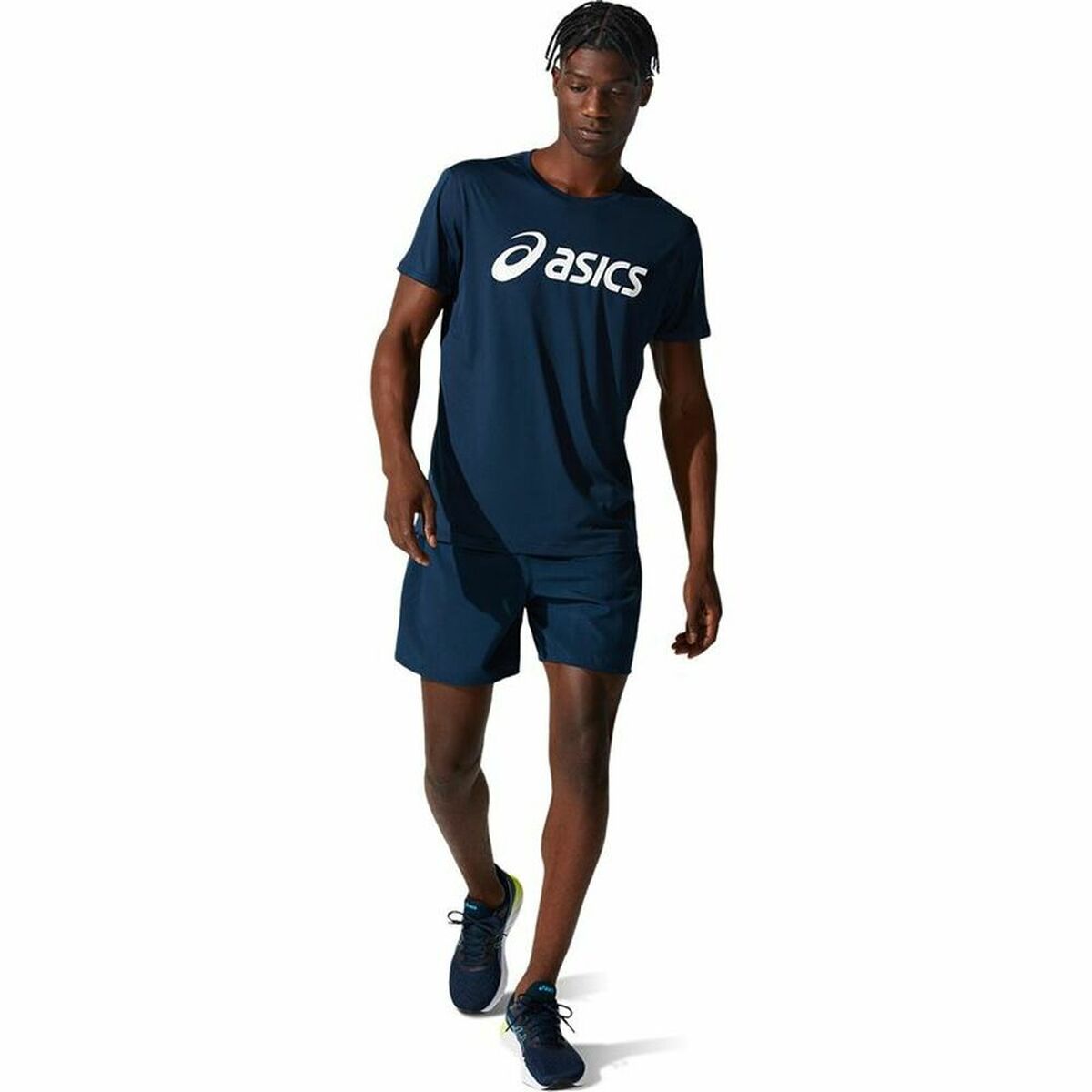 Maglia a Maniche Corte Uomo Asics Core Blu Marino