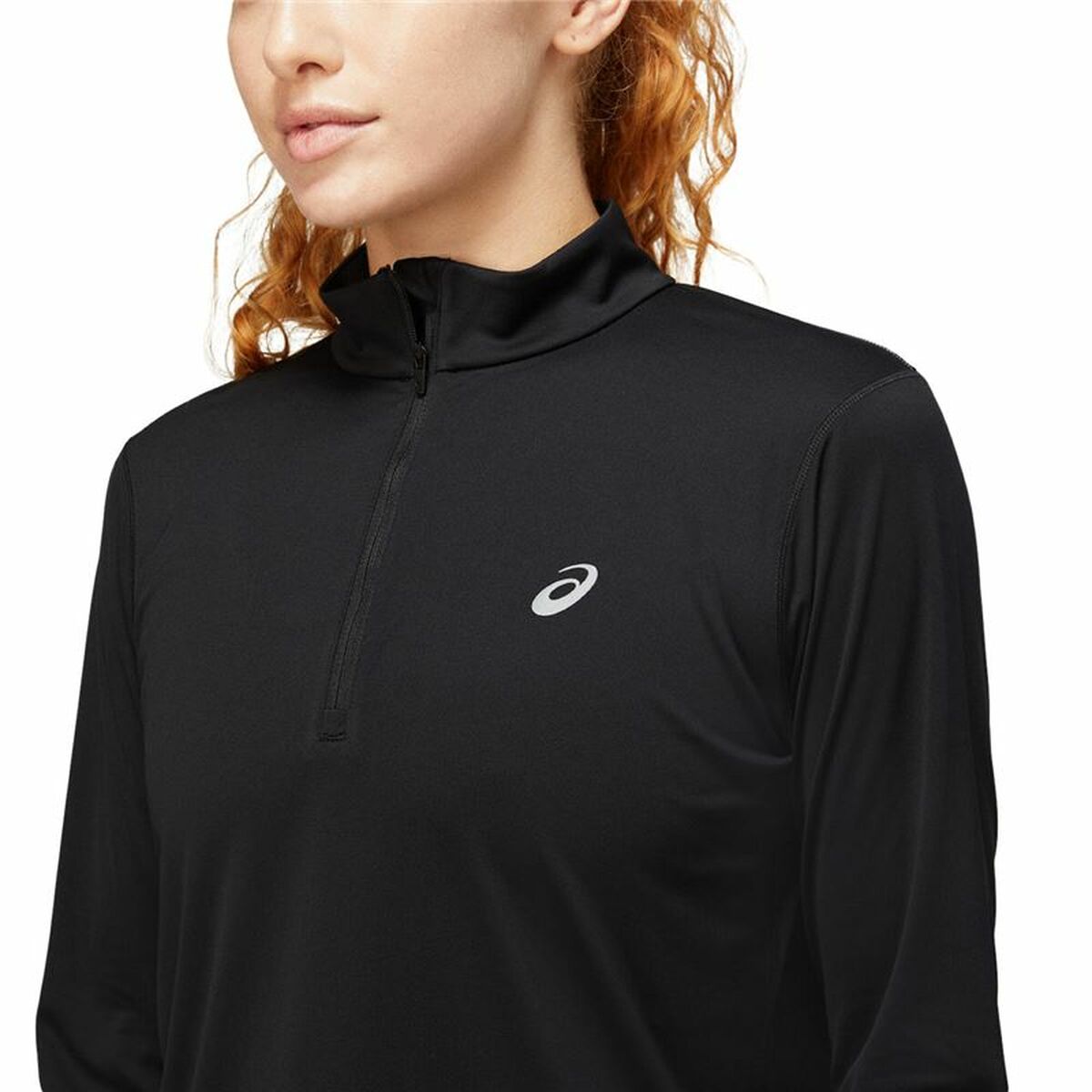 Maglia a Maniche Lunghe Donna Asics Nero