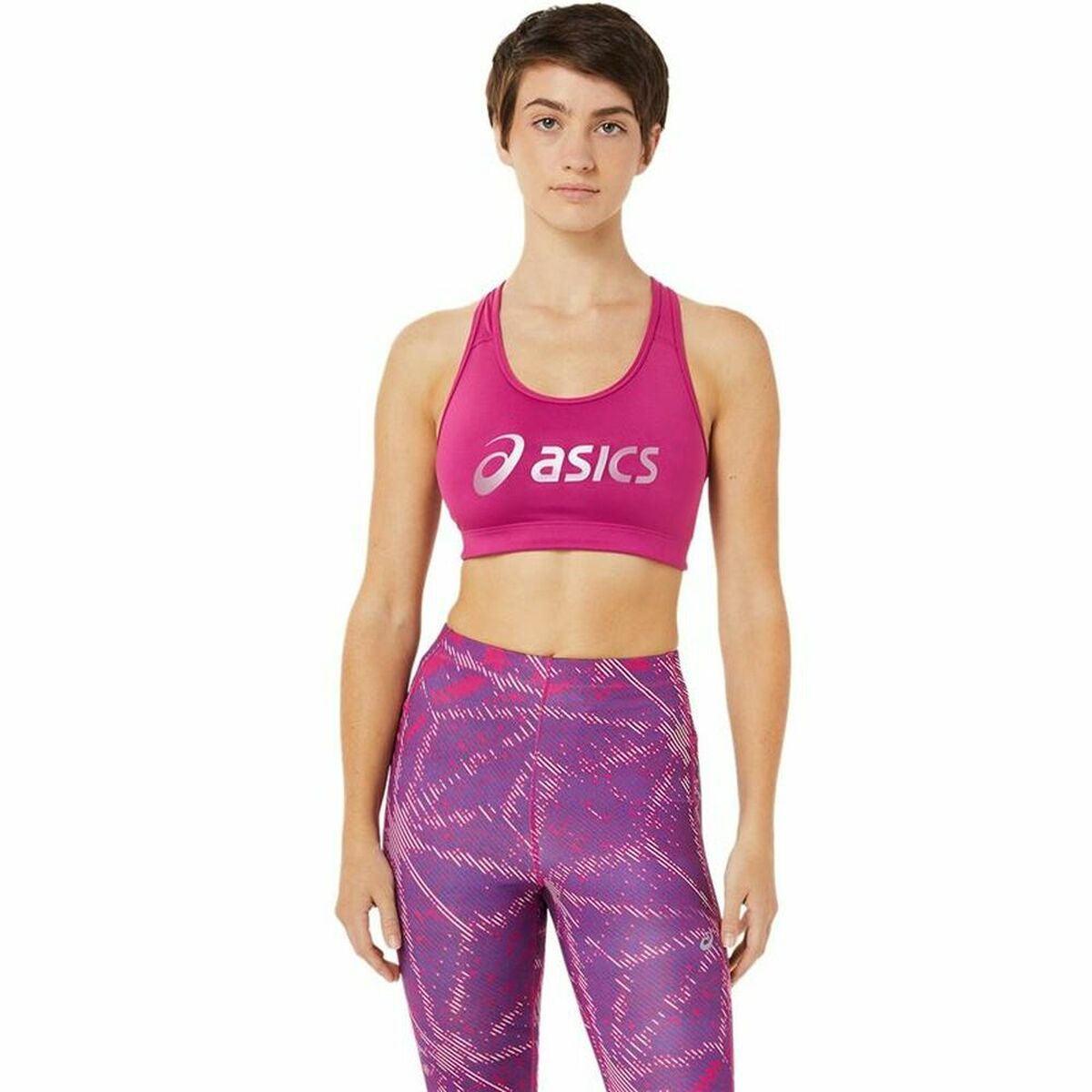 Reggiseno Sportivo Asics Sakura Rosa Fucsia