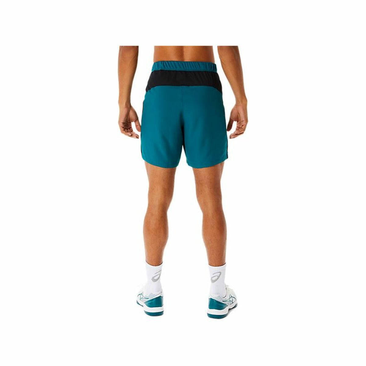 Pantaloni Corti Sportivi da Uomo Asics Match 7IN Ciano