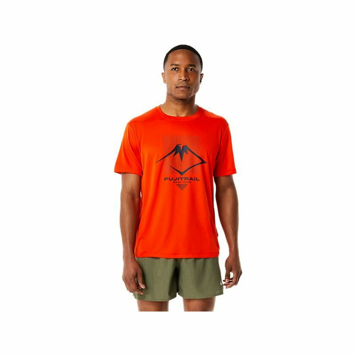 Maglia a Maniche Corte Uomo Asics FUJITRAIL Arancio