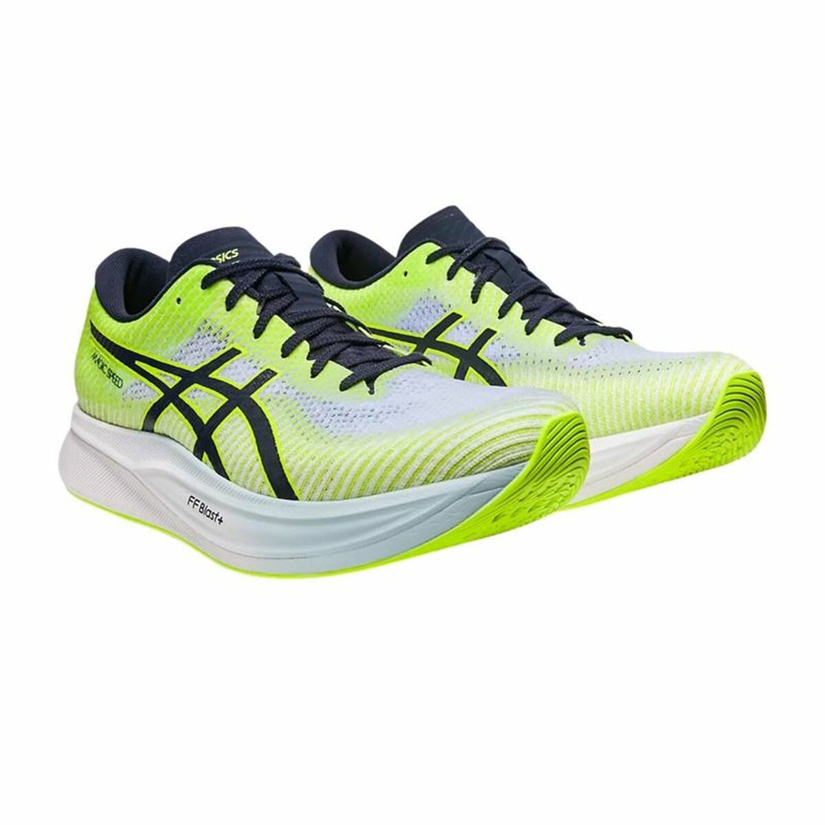 Scarpe da Running per Adulti Asics Magic Speed 2 Verde limone Uomo