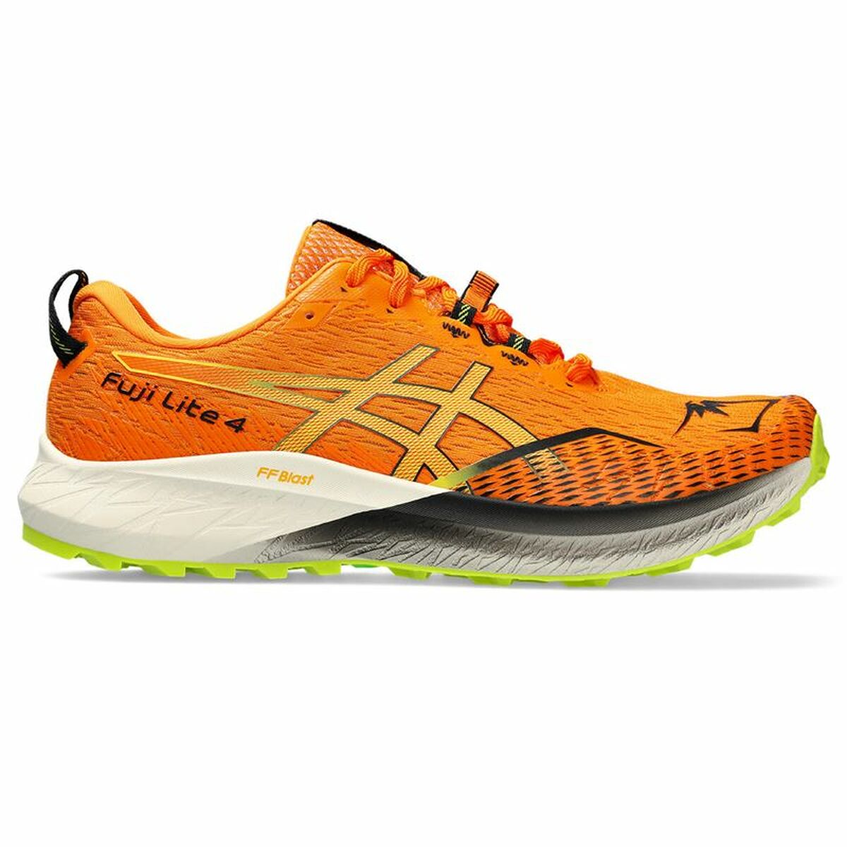 Scarpe da Running per Adulti Asics Fuji Lite 4 Montagna Uomo Arancio