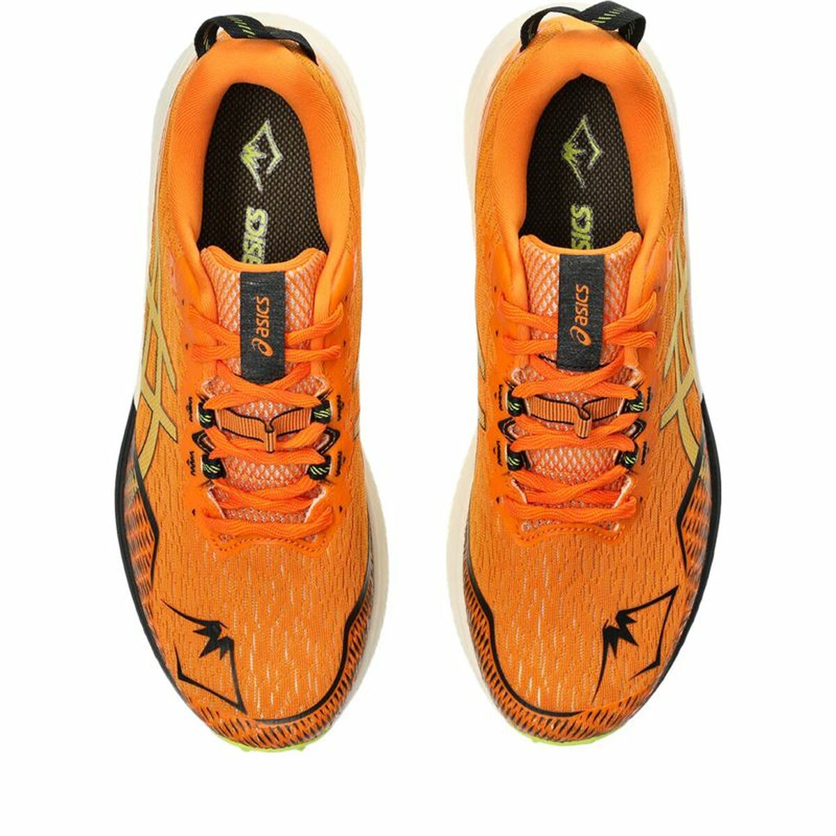 Scarpe da Running per Adulti Asics Fuji Lite 4 Montagna Uomo Arancio