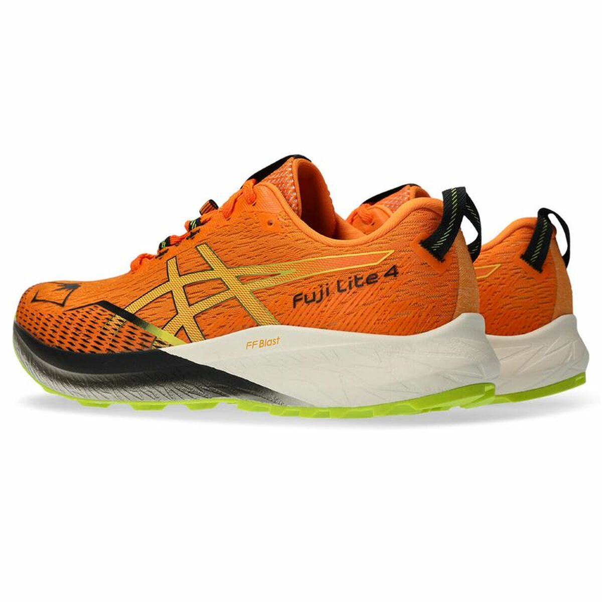 Scarpe da Running per Adulti Asics Fuji Lite 4 Montagna Uomo Arancio