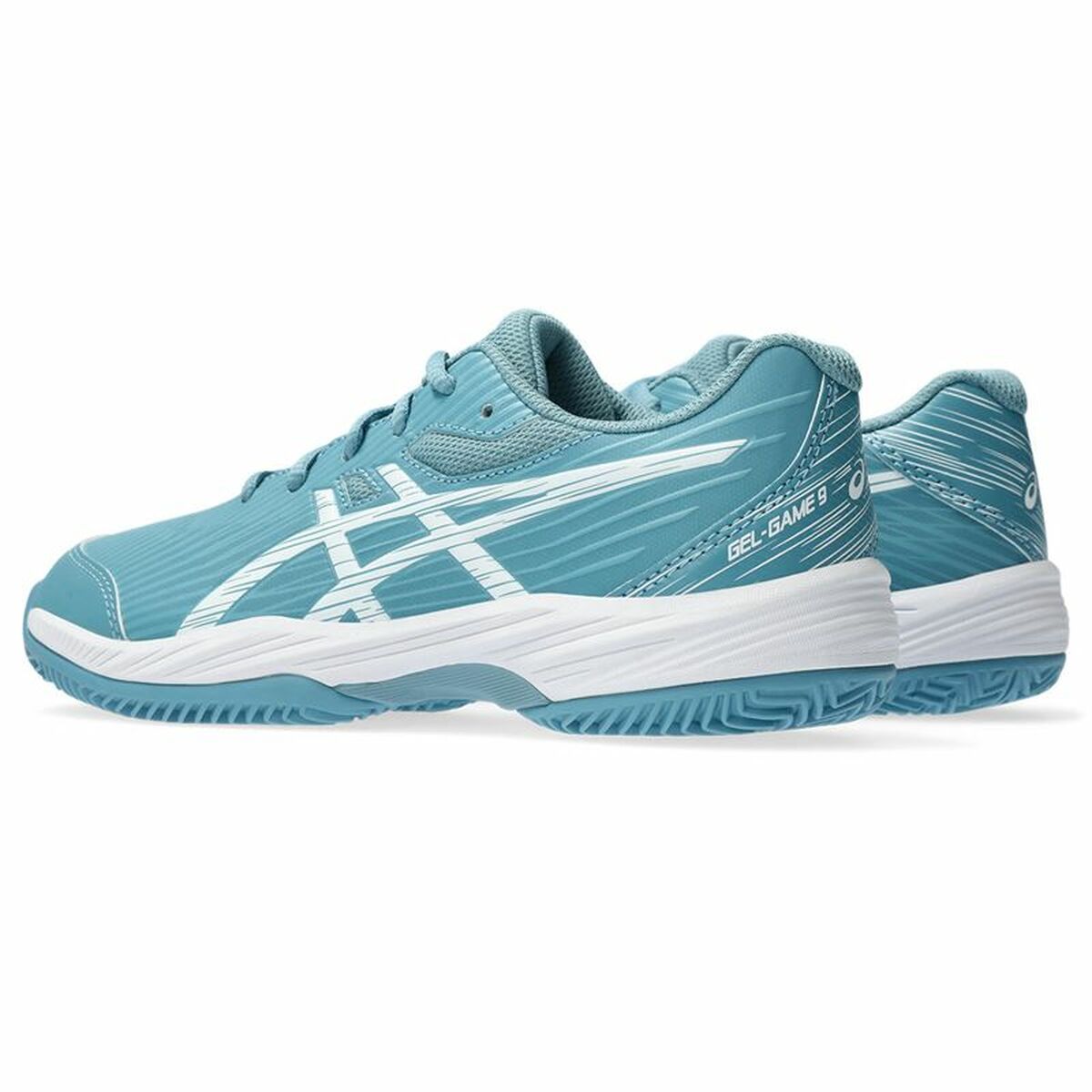 Scarpe da Tennis da Bambino Asics Gel-Game 9 Gs Clay/ Azzurro Chiaro