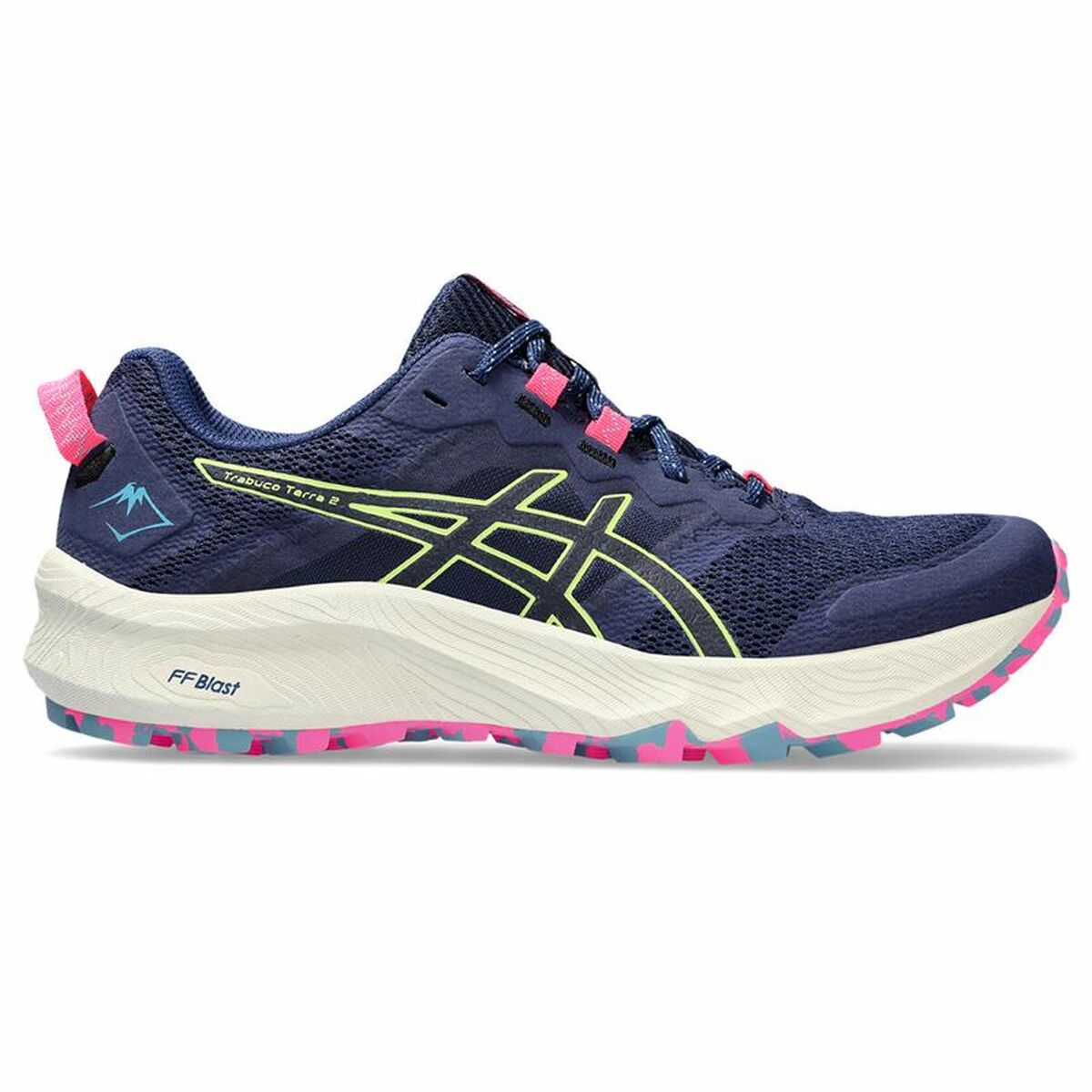 Scarpe da Running per Adulti Asics Trabuco Terra 2 Montagna Donna Azzurro