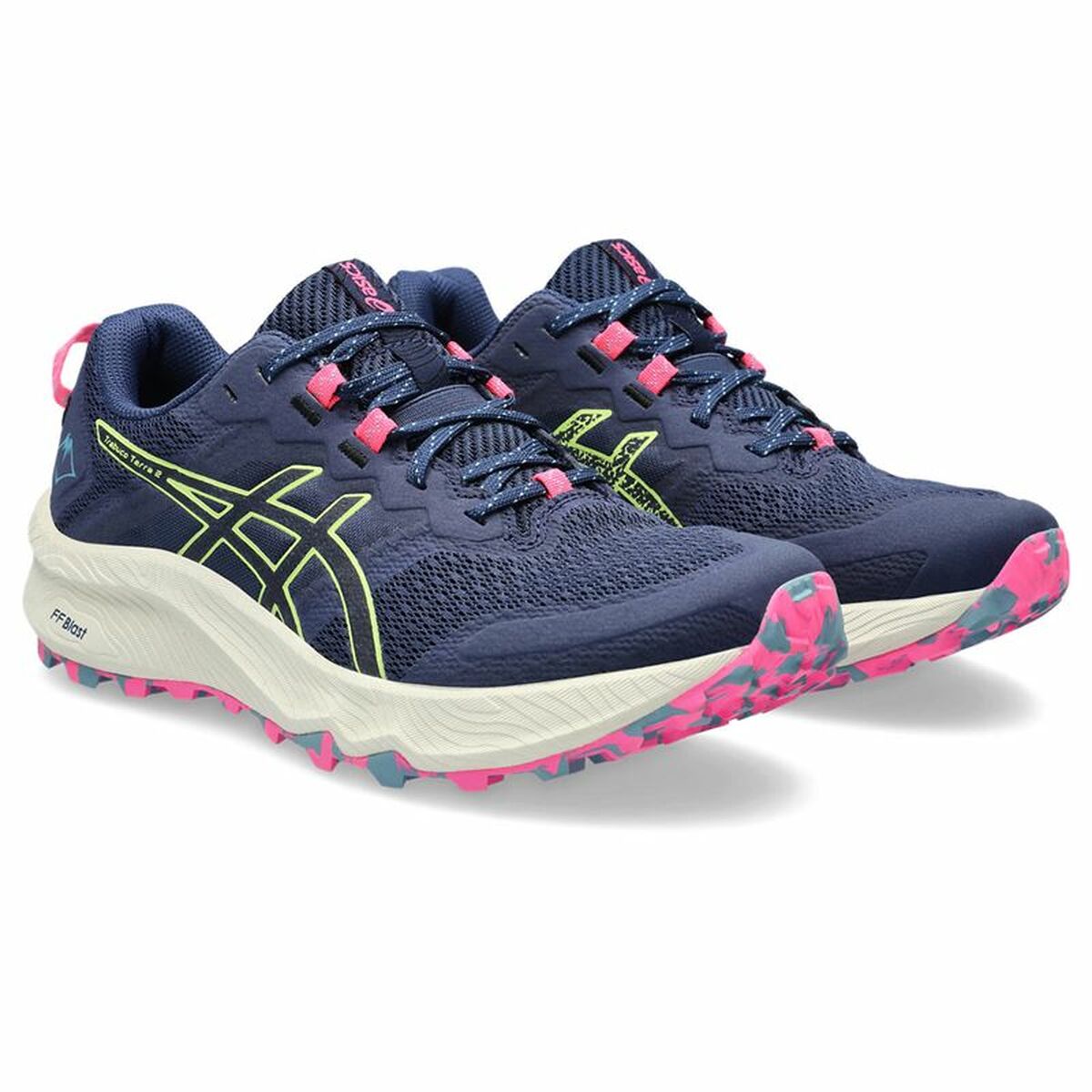 Scarpe da Running per Adulti Asics Trabuco Terra 2 Montagna Donna Azzurro