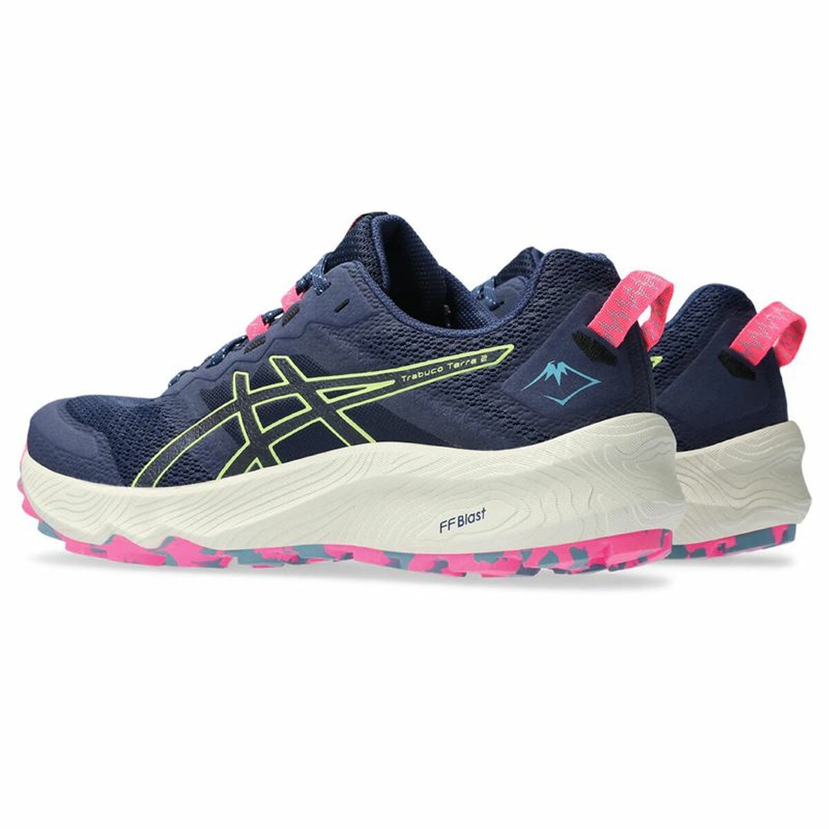 Scarpe da Running per Adulti Asics Trabuco Terra 2 Montagna Donna Azzurro